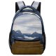yanfind Children's Backpack Landscape Peak Slope Pictures Outdoors Grey Snow Free Range  Zealand Preschool Nursery Travel Bag