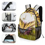 yanfind Children's Backpack Butterfly Insect Invertebrate Monarch Sunny Bee Honey Preschool Nursery Travel Bag