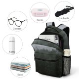 yanfind Children's Backpack Grey Fog Mist Tree Conifer Forest Outdoors Flora Plant Smokeys Landscape Wanderlust Preschool Nursery Travel Bag