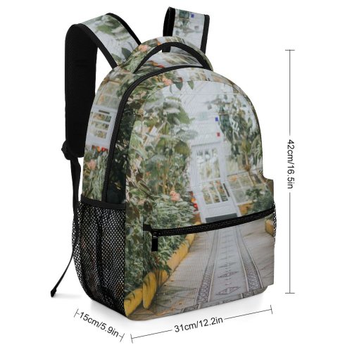 yanfind Children's Backpack Garden Outdoors Arbour Plant Conservatory Flowers  Francisco Usa Leaf Foliage Walkway Preschool Nursery Travel Bag