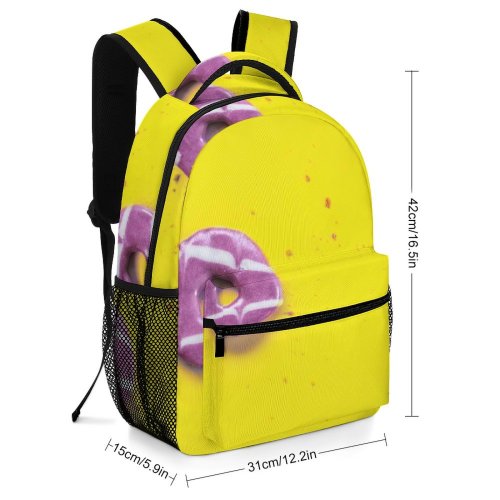 yanfind Children's Backpack Doughnut Sweet Design Decoration Preschool Nursery Travel Bag
