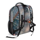 yanfind Children's Backpack Festive Coniferous Focus Tree Shimmer Winter Magic Decor Shiny Branch Illuminate Preschool Nursery Travel Bag