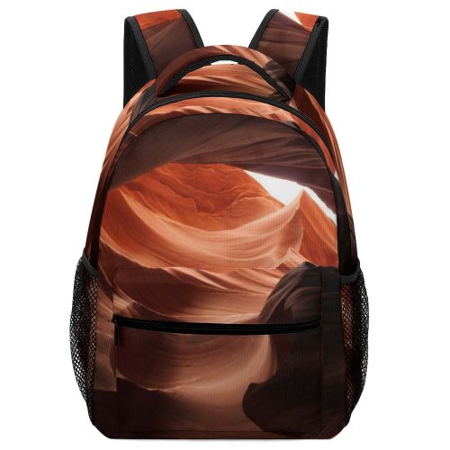 yanfind Children's Backpack  Antelope Sand Surreal Screen Dry Sunset Desert Landscape Light Canyon Lock Preschool Nursery Travel Bag