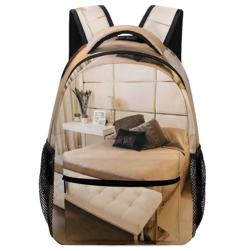 yanfind Children's Backpack Family Design Lamp Cozy Window Room Bed Comfort Luxury Comfortable Minimalist Preschool Nursery Travel Bag