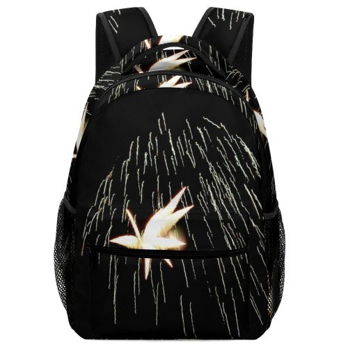 yanfind Children's Backpack Fireworks Explosion Night Festivities Party Event Launch Rockets Darkness Fte Midnight Preschool Nursery Travel Bag
