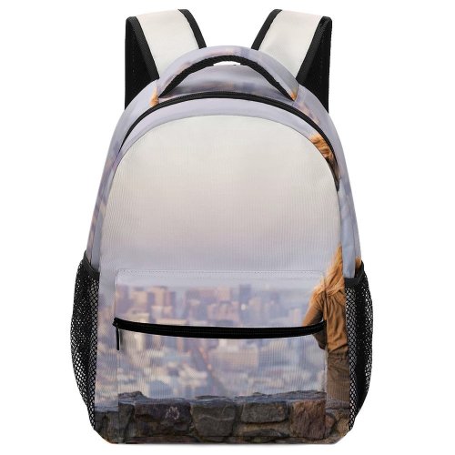 yanfind Children's Backpack Bay  City Blonde Francisco Cityscape Top Adventure Landscape Photoshoot Daylight Preschool Nursery Travel Bag