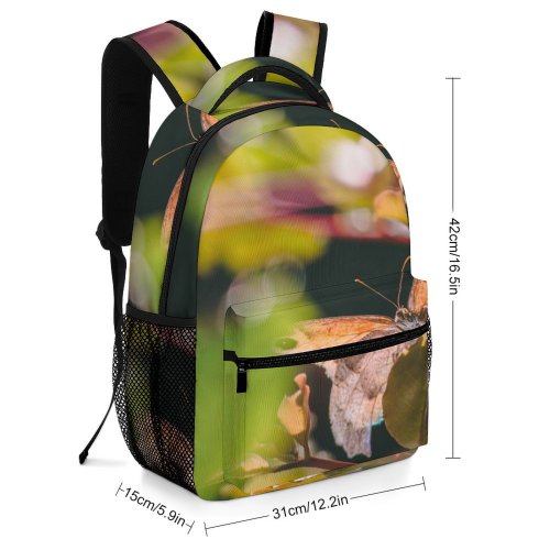 yanfind Children's Backpack Butterfly Insect Invertebrate Birds Photo Preschool Nursery Travel Bag