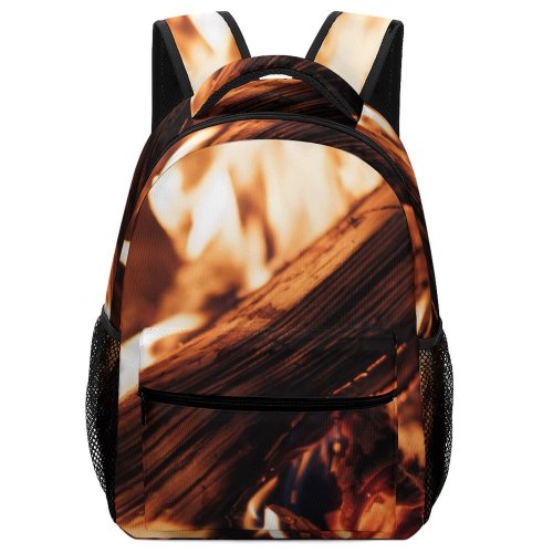 yanfind Children's Backpack Bonfire Wallpapers Burning Fire Fireplace Wood Flame Images Natur Preschool Nursery Travel Bag