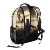 yanfind Children's Backpack  Light Sunlight Outdoors Dawn Silhouette Sky Dusk Sunset Plant Sunrise Cloud Preschool Nursery Travel Bag