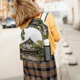 yanfind Children's Backpack Garden Outdoors Arbour Flagstone Plant Tree Porch Patio Building Stock Preschool Nursery Travel Bag