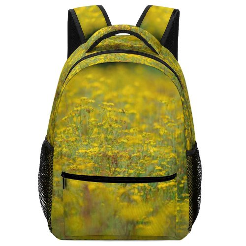 yanfind Children's Backpack Field Grassland Outdoors Countryside Farm Rural Meadow Plant Wales Wildflower Spring Preschool Nursery Travel Bag