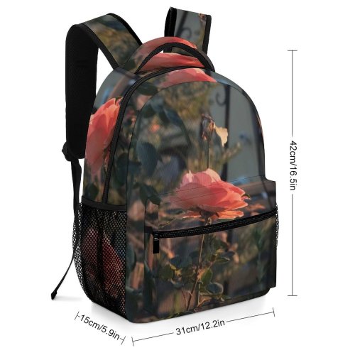 yanfind Children's Backpack  Flower Plant Rose Matsuyama Geranium Public Domain Preschool Nursery Travel Bag