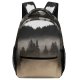 yanfind Children's Backpack Fog Holbav Romania Forest Tree Outdoors Mist Landscape Cloud Wood Evergreen Cloudy Preschool Nursery Travel Bag