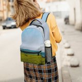 yanfind Children's Backpack Field Grassland Outdoors Countryside Farm Rural Meadow Pasture Preschool Nursery Travel Bag