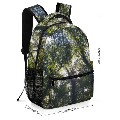 yanfind Children's Backpack Landscape Sunlight Plant Woodland Forest  Pictures Outdoors Jungle Tree Preschool Nursery Travel Bag