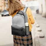 yanfind Children's Backpack Grey Outdoors Plant Tree  Slope Kananaskis Ab Abies Fir Range Countryside Preschool Nursery Travel Bag