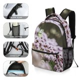 yanfind Children's Backpack Flower Plant  Flora Lilac Butterfly Insect Invertebrate Wing Cherry Meditation Light Preschool Nursery Travel Bag