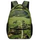 yanfind Children's Backpack Dji Farm Norway Grass Daylight Travel Hill Field Outdoor Outdoors Scenic Car Preschool Nursery Travel Bag