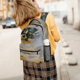 yanfind Children's Backpack Abies Eruption Geyser Tree  Lassen Domain Plant Fir Public National Preschool Nursery Travel Bag