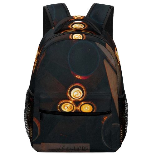 yanfind Children's Backpack Fire Writing Writings Mugs Dark Candles Mockup Notebooks Top Lights Study Hands Preschool Nursery Travel Bag