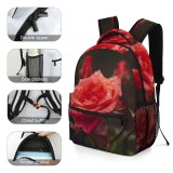 yanfind Children's Backpack Carnation  Rose Plant Bud Macro Flora Droplet Detail Free Flower Preschool Nursery Travel Bag