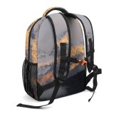 yanfind Children's Backpack Moody Belledonne Evening Range Tree   Snow Alpes Fog Sunset Preschool Nursery Travel Bag
