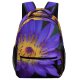 yanfind Children's Backpack  Focus Purple Beautiful Delicate Depth Field Shallow Macro Growth Blooming Petals Preschool Nursery Travel Bag