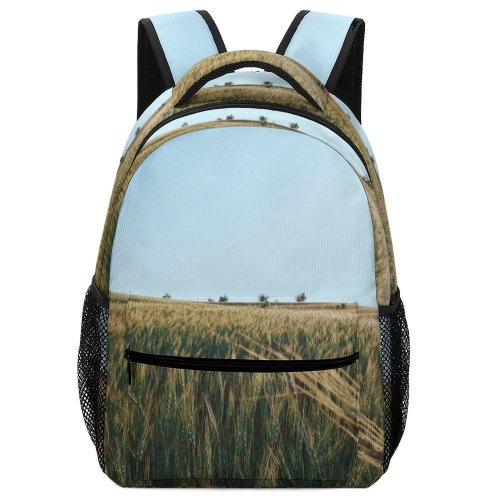 yanfind Children's Backpack Flora Agriculture Field Horizon Grain Sky Grass Hamedan Otudoors Vegetable Plant Preschool Nursery Travel Bag