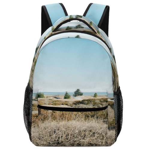 yanfind Children's Backpack Grass Field Flora Plant Kohler Andrae State Park Sheboygan United States Outdoors Preschool Nursery Travel Bag