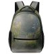 yanfind Children's Backpack Fog Outdoors Mist Art Grey Morning Lake Tree Wood Island Home Early Preschool Nursery Travel Bag
