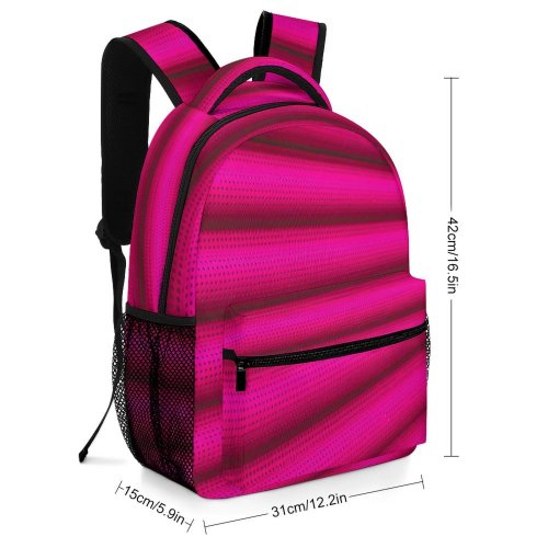 yanfind Children's Backpack Art Design Texture Contemporary Shining Artistic Stripe Preschool Nursery Travel Bag