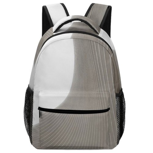 yanfind Children's Backpack Expressionism Simplicity Design Artistic Smooth Curve Fashion Abstract Architecture Creative Retro Art Preschool Nursery Travel Bag