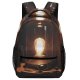 yanfind Children's Backpack Glass Dark Light Illuminated Lamp Bulb Preschool Nursery Travel Bag
