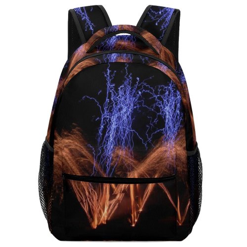 yanfind Children's Backpack Fireworks Year Explosion Events Party Light Darkness Event Night Fte Electric Midnight Preschool Nursery Travel Bag