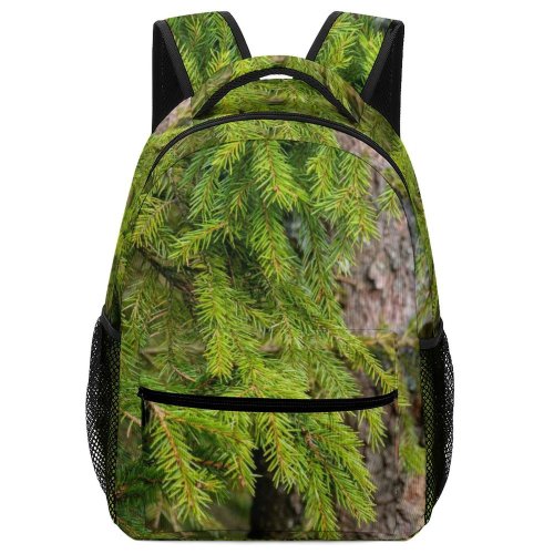 yanfind Children's Backpack Abies  Eco Environmental Tree Pine Summer Plant Fir Larch Light Preschool Nursery Travel Bag