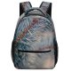 yanfind Children's Backpack Festive Coniferous Focus Tree Shimmer Winter Magic Decor Shiny Branch Illuminate Preschool Nursery Travel Bag