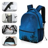 yanfind Children's Backpack Dark Exploration Forest Landscape Evening Milky Space Galaxy Cosmos Website Astronomy Outdoors Preschool Nursery Travel Bag