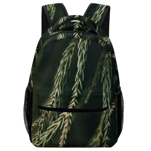 yanfind Children's Backpack Abies Gradient Pine Plant Spruce Needles Lines Pictures Tree Fir Preschool Nursery Travel Bag