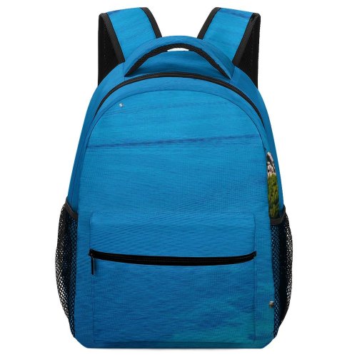 yanfind Children's Backpack Boat Outdoors Transportation Vehicle Sea Ocean Landscape Scenery Promontory Land Shoreline Coast Preschool Nursery Travel Bag