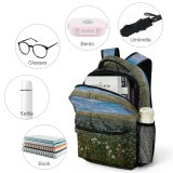 yanfind Children's Backpack Field Outdoors Grassland Sky Tasmania Cloud Cumulus Countryside Australia Farm Meadow Rural Preschool Nursery Travel Bag