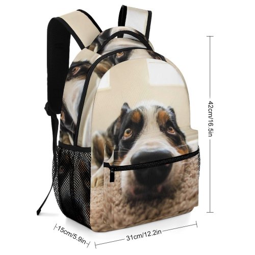 yanfind Children's Backpack Funny Sit Cute Window Love Cat Baby Sleep  Studio Puppy Family Preschool Nursery Travel Bag