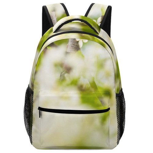 yanfind Children's Backpack Flower  Flora Plant Cherry Tree Spring Landscape Depth Field Branch Macro Preschool Nursery Travel Bag