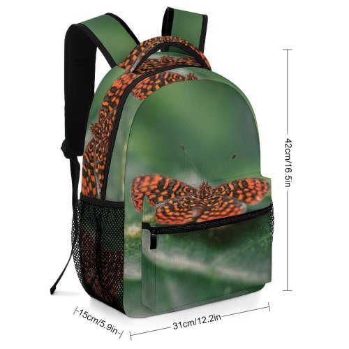 yanfind Children's Backpack Butterfly Insect Invertebrate Escaped Quebradillas Puerto Rico   Macro Photo Public Preschool Nursery Travel Bag