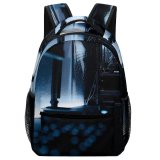 yanfind Children's Backpack  Focus  Technology Electronics Dark Pc Cpu Contemporary Lights Device Preschool Nursery Travel Bag