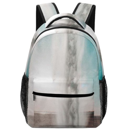 yanfind Children's Backpack Eruption Iceland Pictures Outdoors Grey Volcano Geyser  Images Wallpapers Preschool Nursery Travel Bag