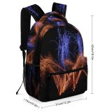 yanfind Children's Backpack Fireworks Year Explosion Events Party Light Darkness Event Night Fte Electric Midnight Preschool Nursery Travel Bag