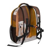 yanfind Children's Backpack Miniature Pet Funny Outdoors Street Portrait Dog Cute Little  Travel Puppy Preschool Nursery Travel Bag
