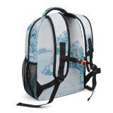 yanfind Children's Backpack Landscape Peak Iceberg Explore Iceland Pictures Outdoors Snow Preschool Nursery Travel Bag