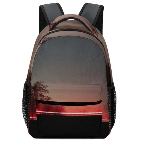 yanfind Children's Backpack Evening Light Cosmos Gescher Rays Outdoors Starry Constellation Streaks NRW Outside Preschool Nursery Travel Bag