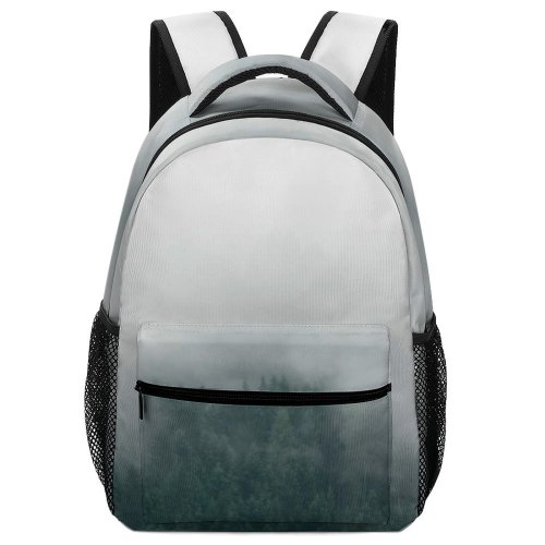 yanfind Children's Backpack Grey Fog Austria Mist Outdoors Tree Landscape Forest Cloud Brume Ecology Flora Preschool Nursery Travel Bag